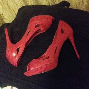White House Black Market Red Heels